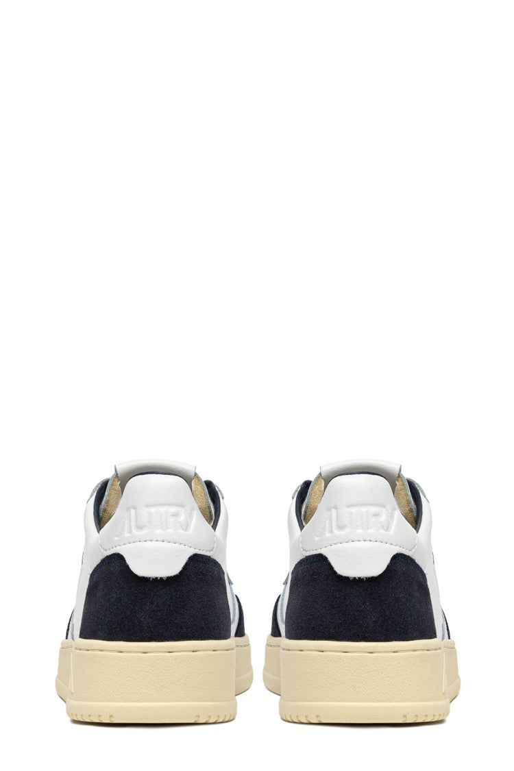 Autry Blue Medalist Suede Leather Sneakers