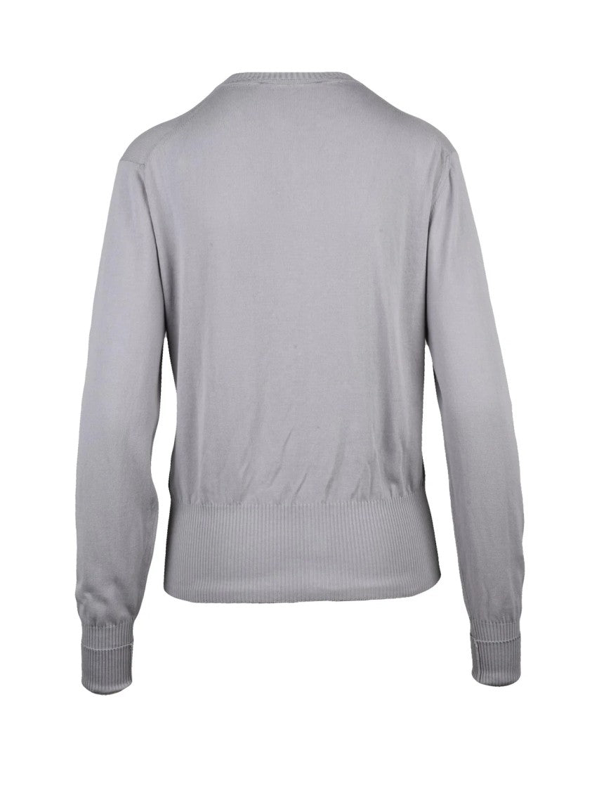 Vivienne Westwood Grey Cotton Argyle Cardigan