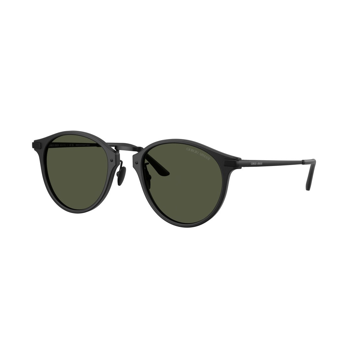 Giorgio Armani 0Ar8250 Round Frame Acetate Sunglasses With Thin Bridge