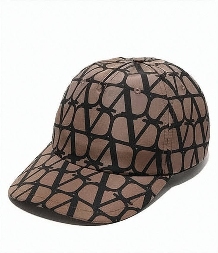 Valentino Garavani Abstract Pattern Silk Baseball Cap