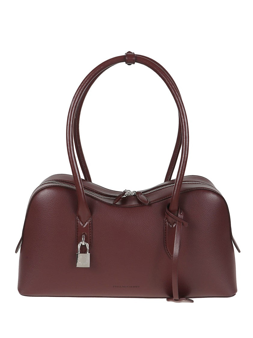 Stella Mccartney Elongated Burgundy Shoulder Bag