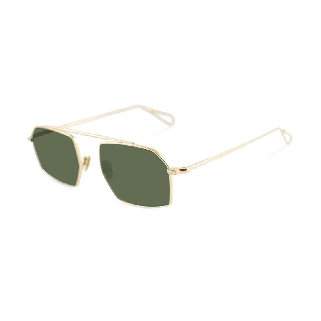 Ahlem Gold Royale Metal Geometric Sunglasses