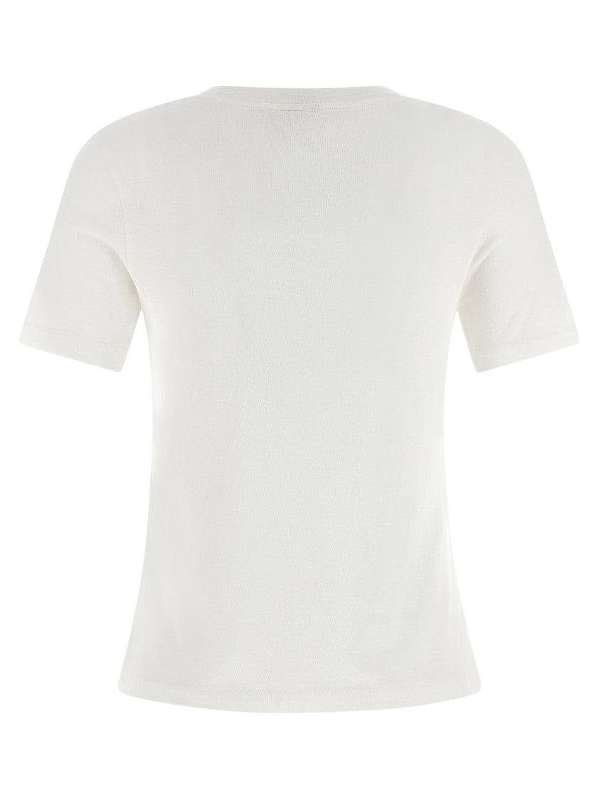 Chloé Organic Cotton Jersey T-Shirt With Front Fruit Print