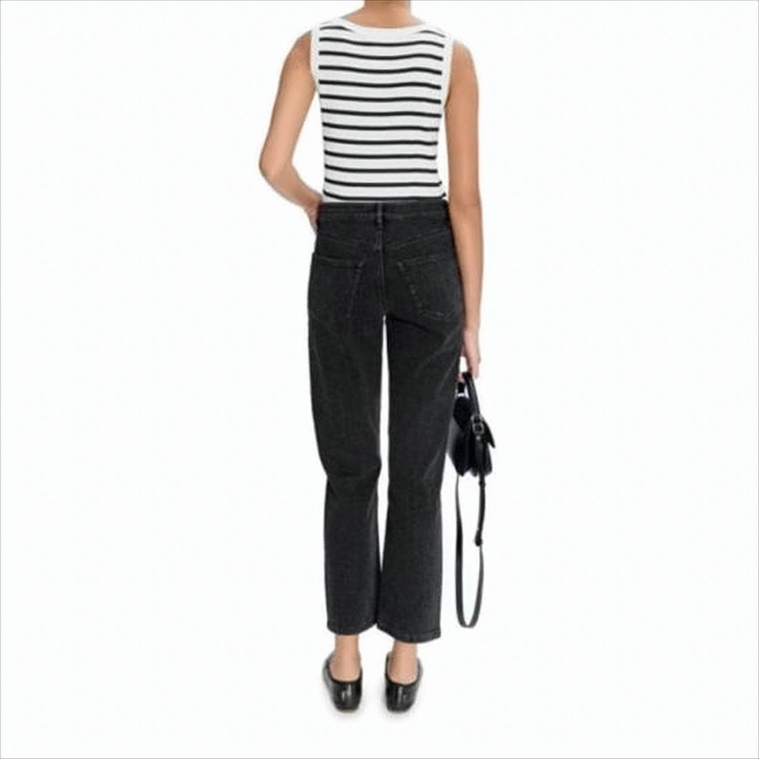 A.P.C. High-Waisted Straight-Leg Denim Pants