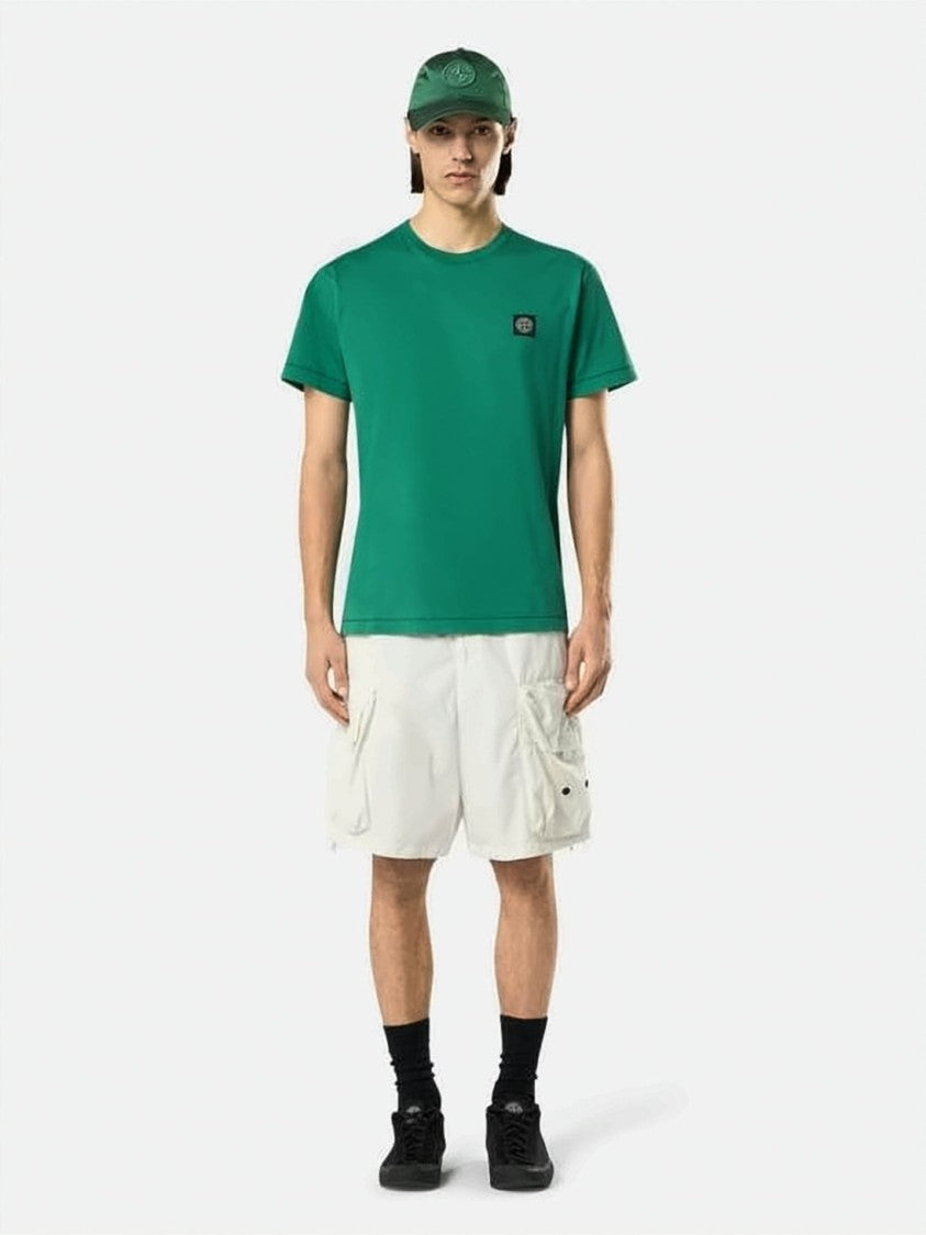 Stone Island Slim-Fit Malachite Green Cotton Jersey T-Shirt