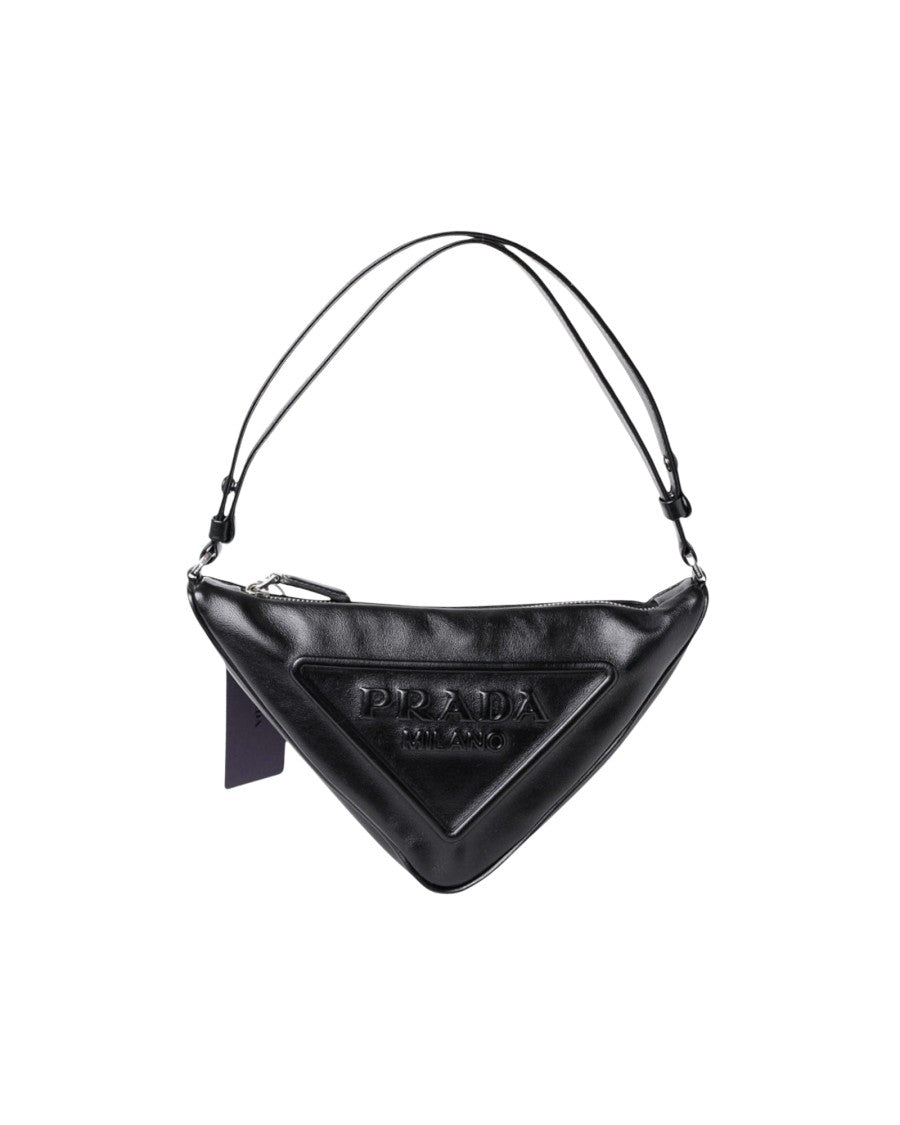 Prada Triangle Logo Black