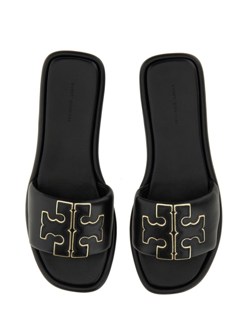 Tory Burch Slider Double T Slide Sandals