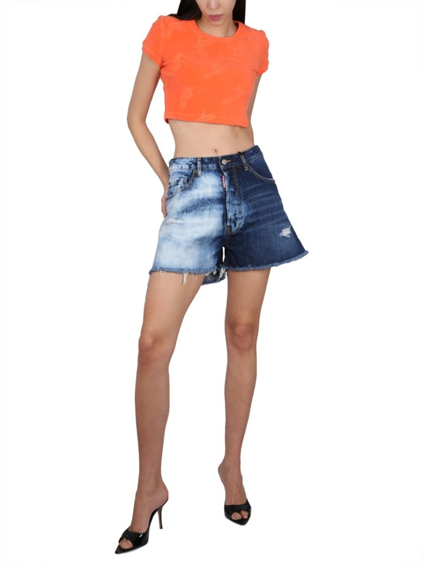 Dsquared2 Fitted Cropped Top
