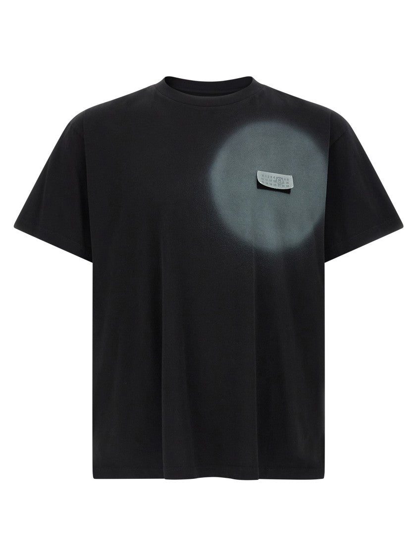 Mm6 By Maison Margiela 'Numeric Signature Mm6' Spray T-Shirt