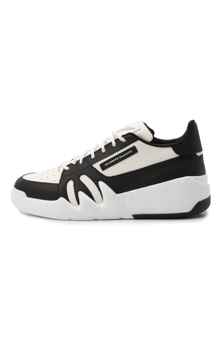 Giuseppe Zanotti Multicolor Leather Wordmark-Tab Sneaker