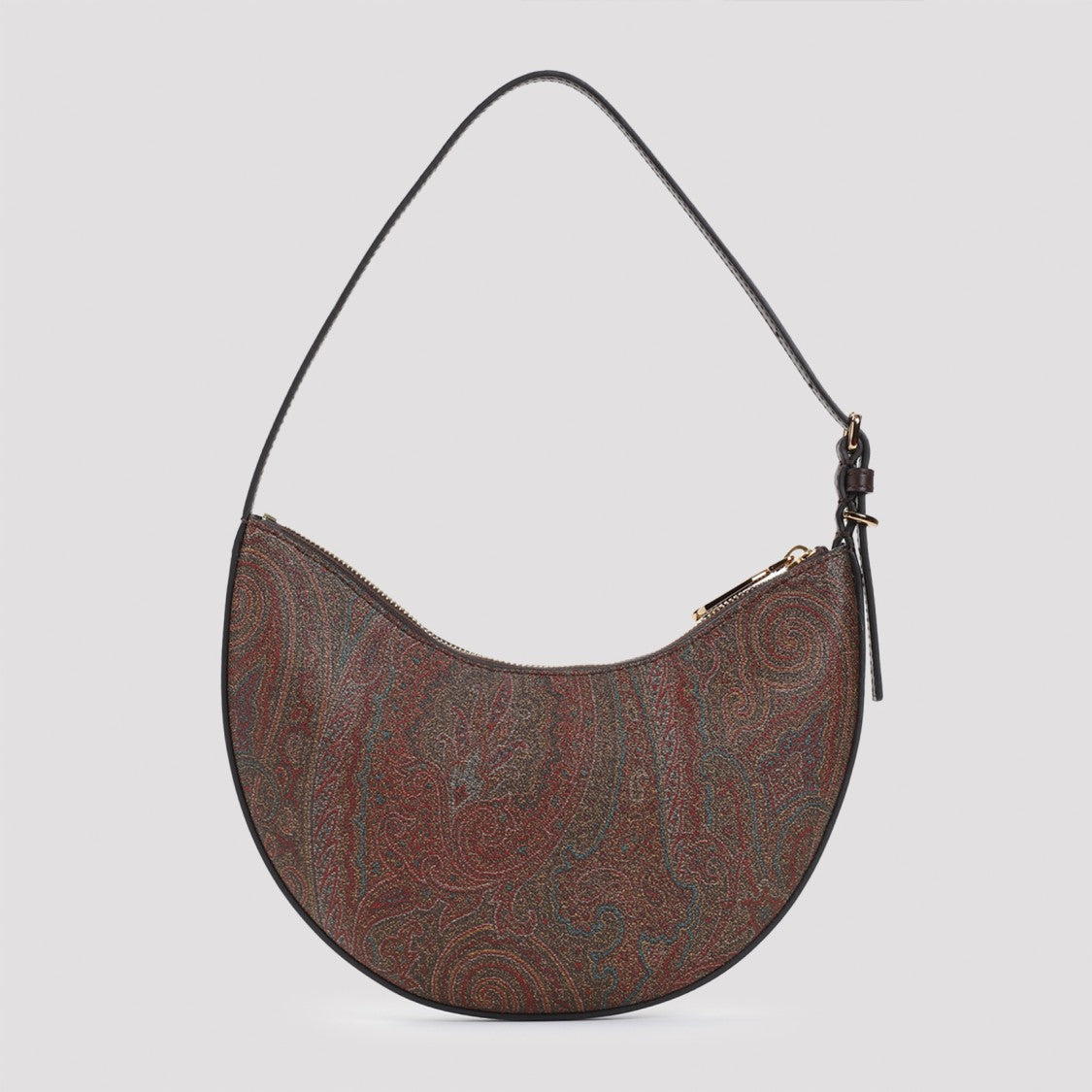 Etro Essential Brown Cotton Hobo Bag