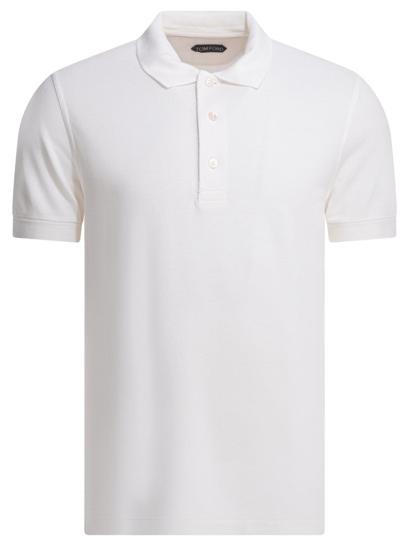 Tom Ford Lyocell Pique Polo Shirt