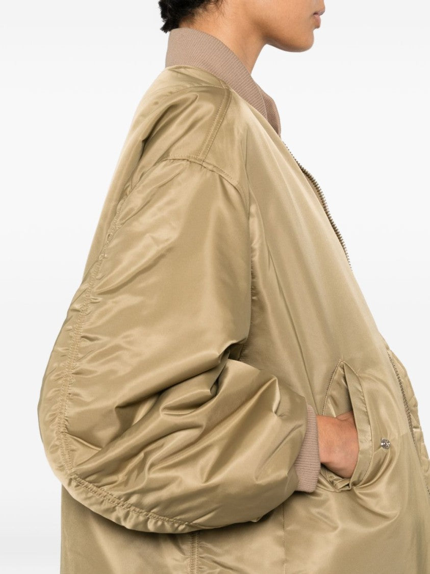 The Frankie Shop Boxy Oversized Jacket With Ruched Detailing