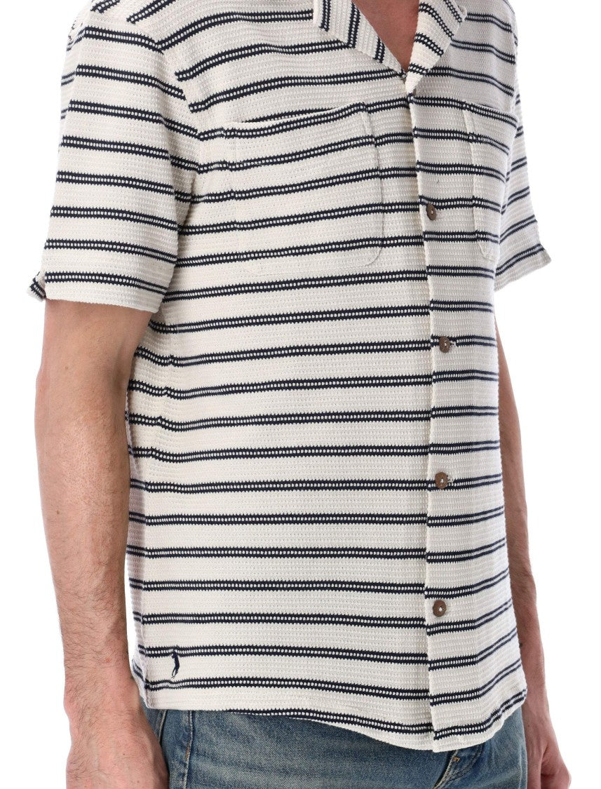 Polo Ralph Lauren Rugby Horizontal Stripe Cotton Polo Shirt