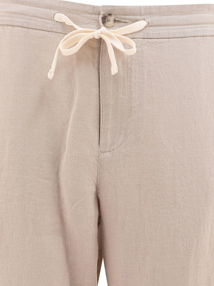 Vince Beige Hemp Trousers