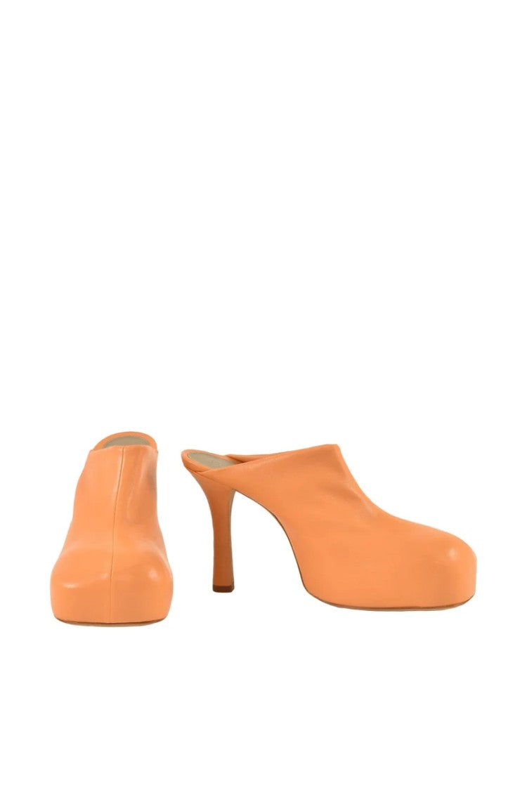 Bottega Veneta High Heel Mule - Orange