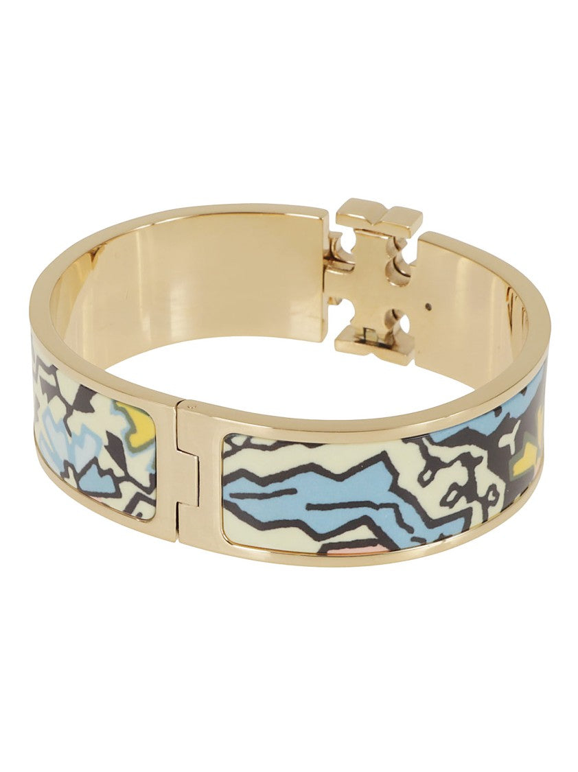 Tory Burch Gold-Tone Kira Enamel Bracelet