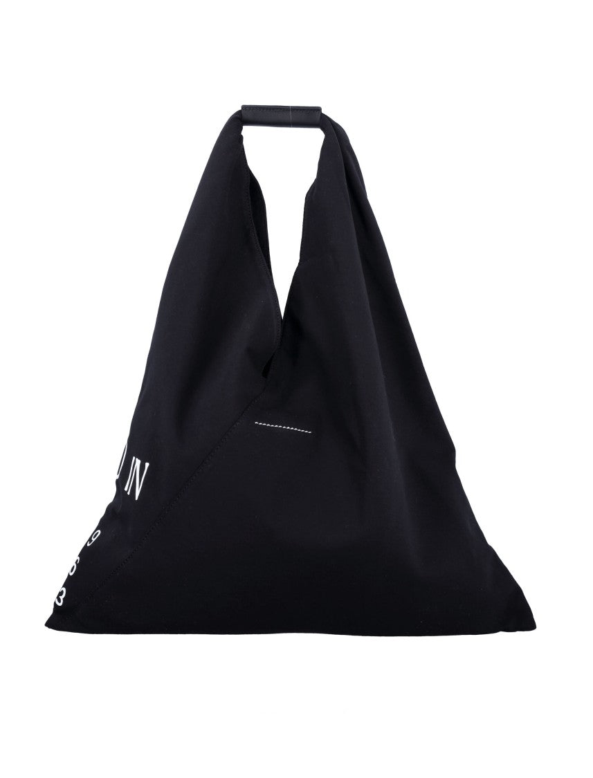 Mm6 By Maison Margiela Triangular-Shaped Cotton Bag