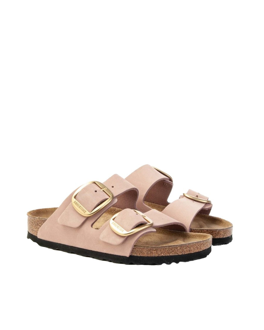 Birkenstock Soft Pink Arizona Big Buckle High Shine Sandal