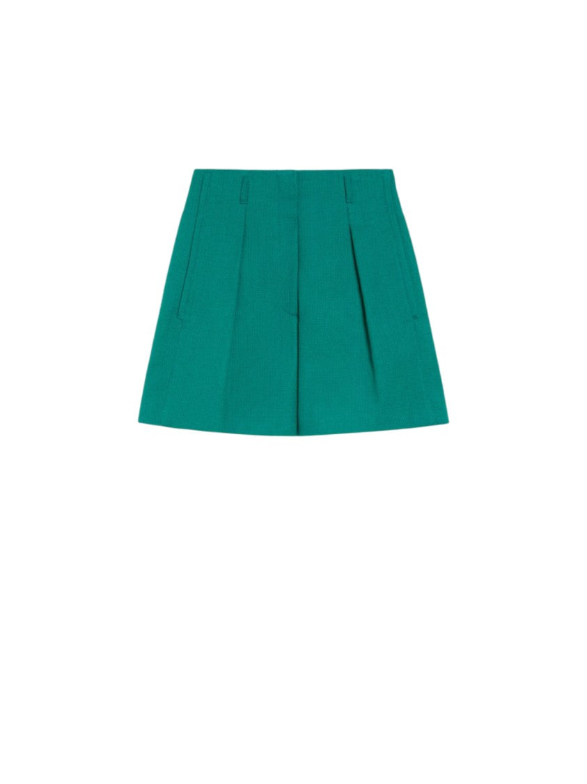Max Mara Tailored Bermuda Shorts With Front Pleats