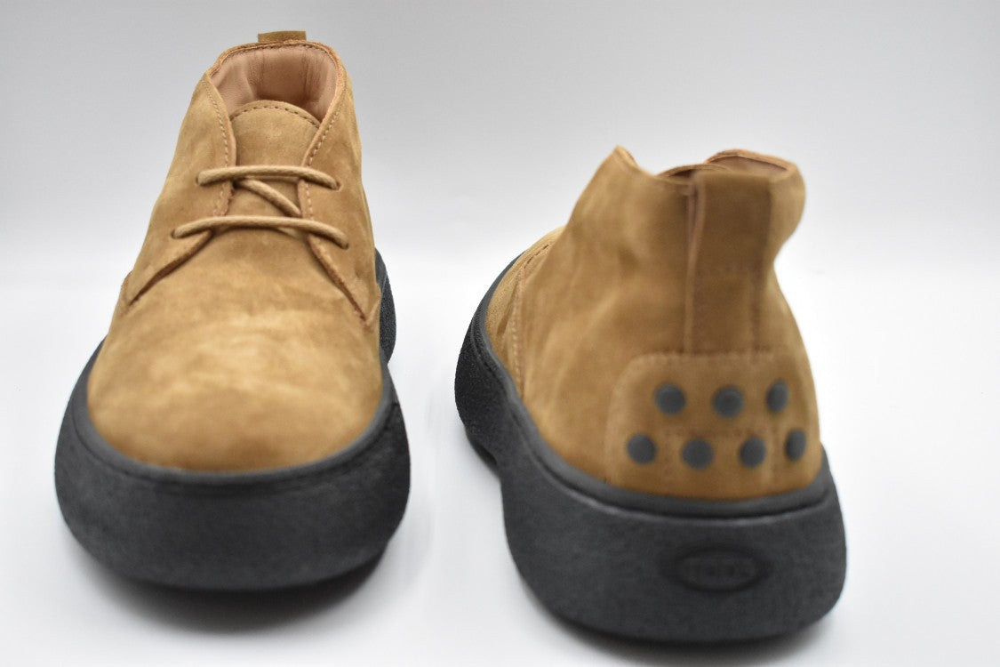 Tod's Laced Boots With Suede Upper