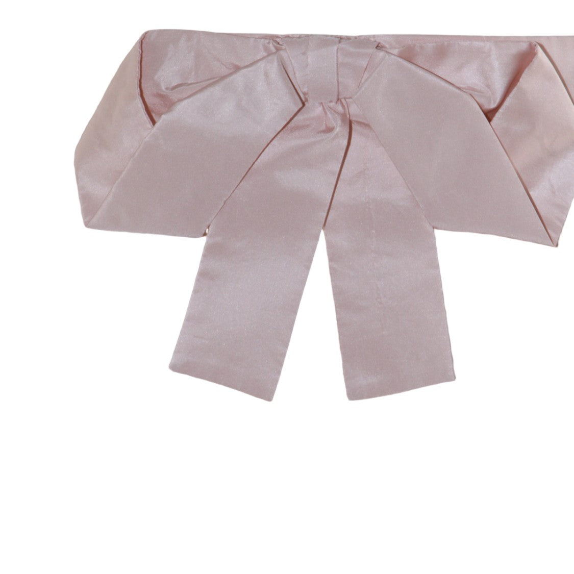 Valentino Midi-Length Satin Finish Skirt With Bow Detail