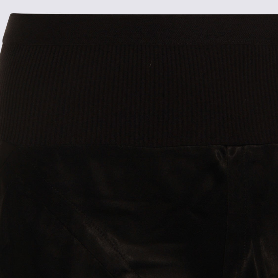 Rick Owens Wide-Leg Trousers With High Ribbed Waistband