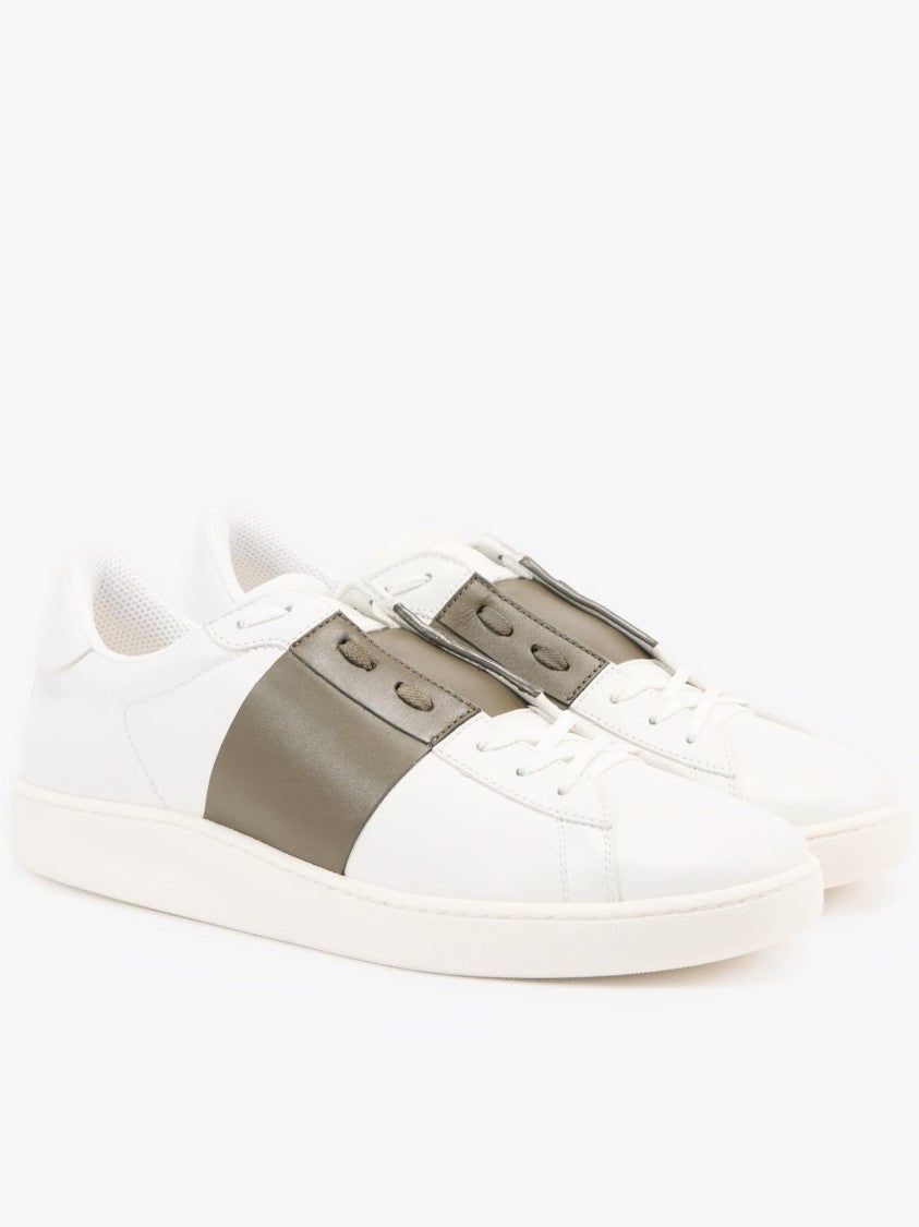 Valentino Open Royco Low-Top Leather Sneakers