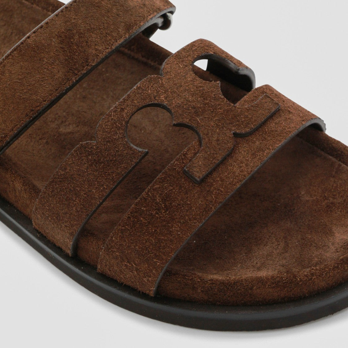 Tory Burch Brown Leather Sandals