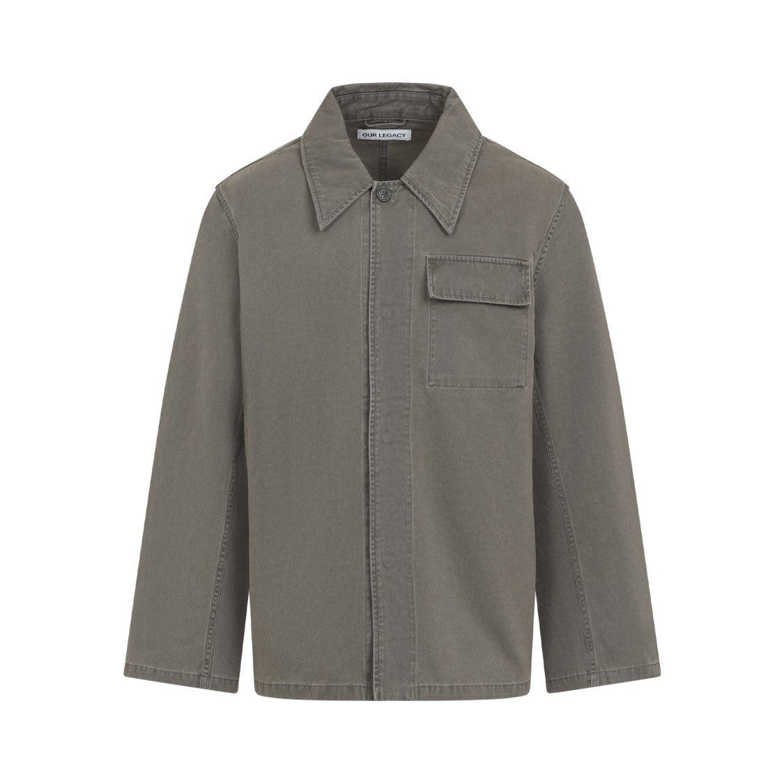 Our Legacy Straight-Cut Casual Jacket With Pointed Collar
