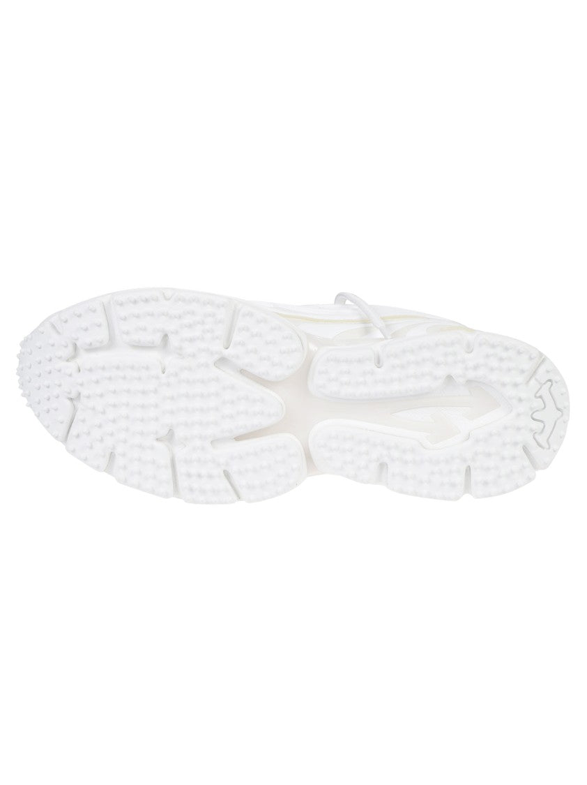 Off-White White Be Right Back Layered Polyurethane Low-Top Sneakers