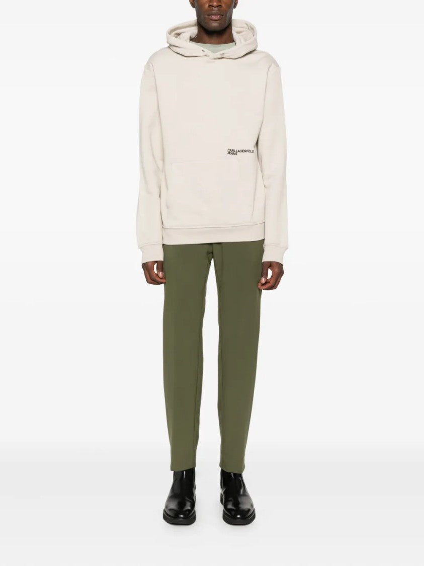 Karl Lagerfeld Crew Neck Subtle Branding Sweatshirt
