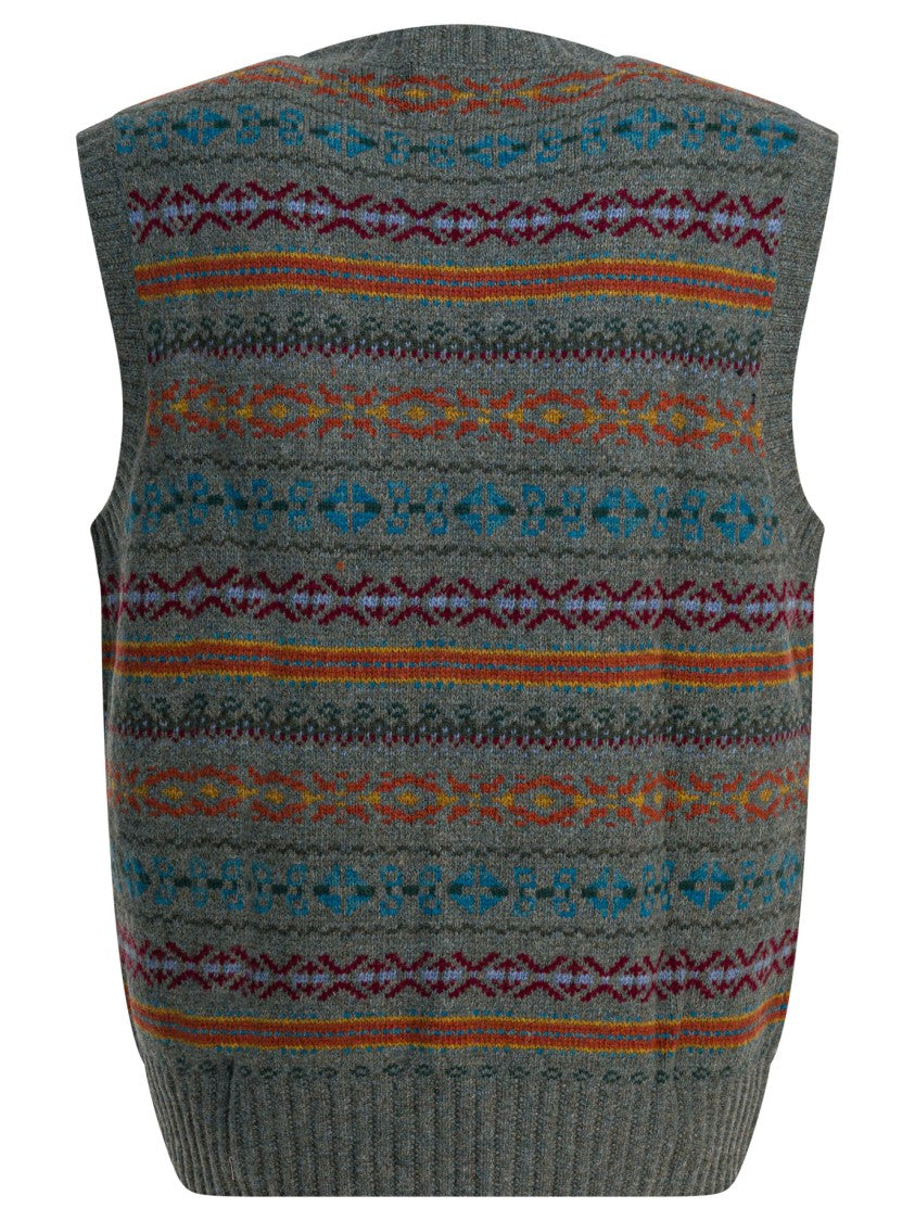 Rrl By Ralph Lauren Fair Isle Wool Vest