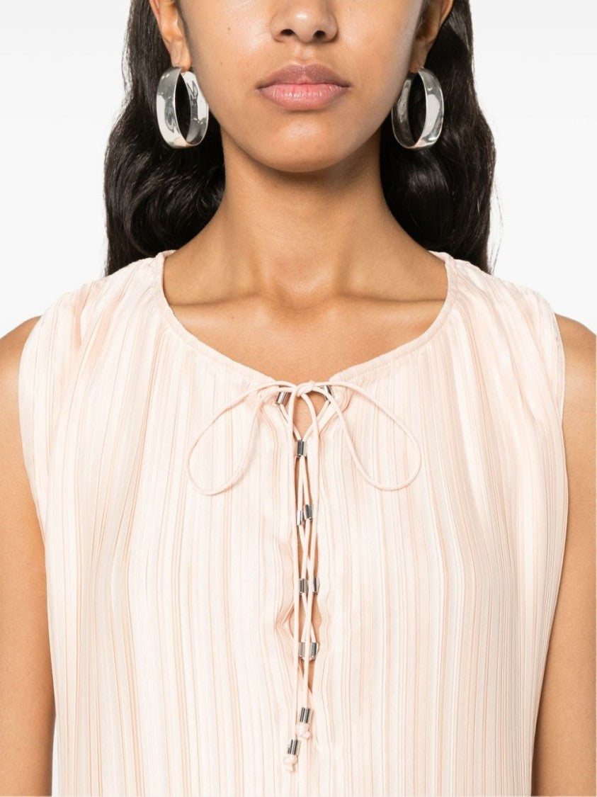 Lanvin Round Neck Sleeveless Top