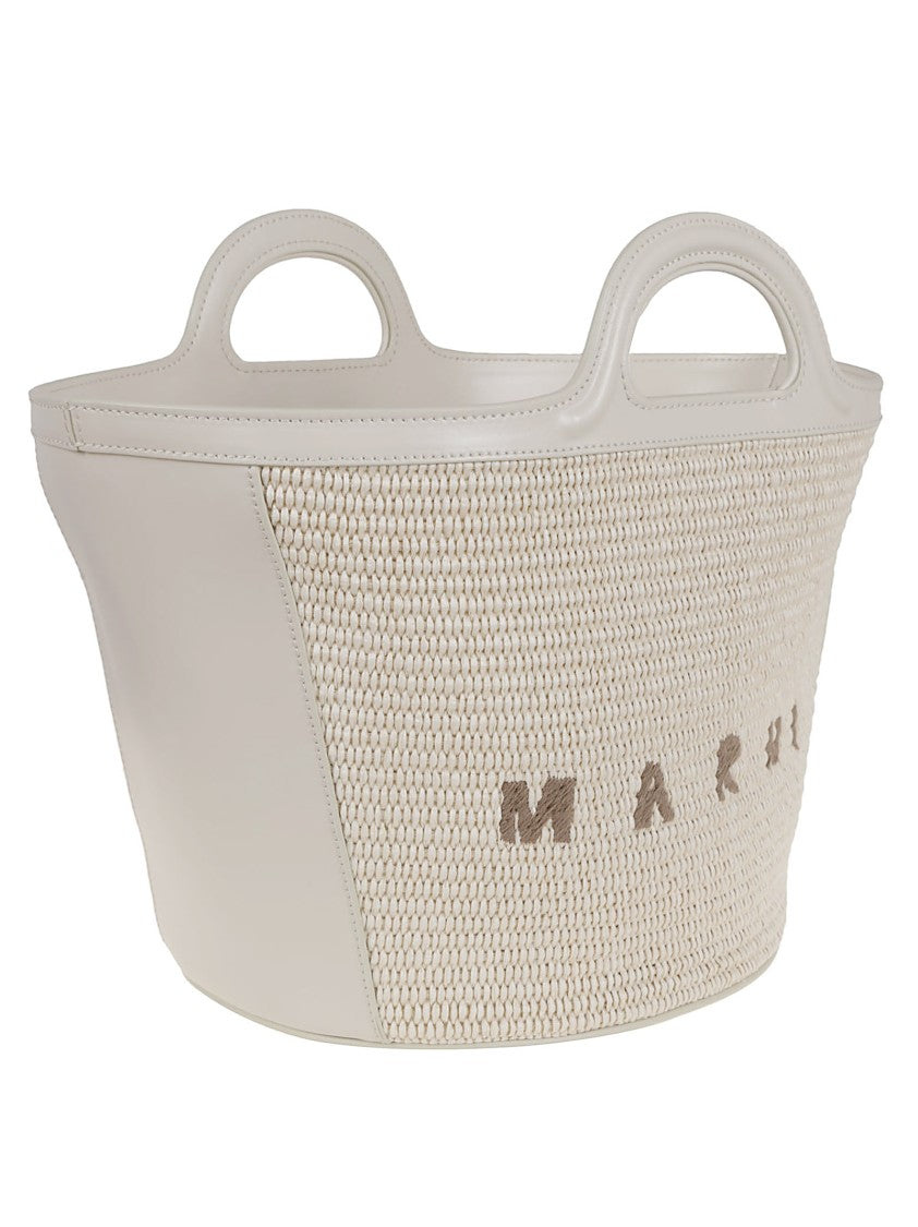 Marni Woven Cotton Handbag With Structured Silhouette