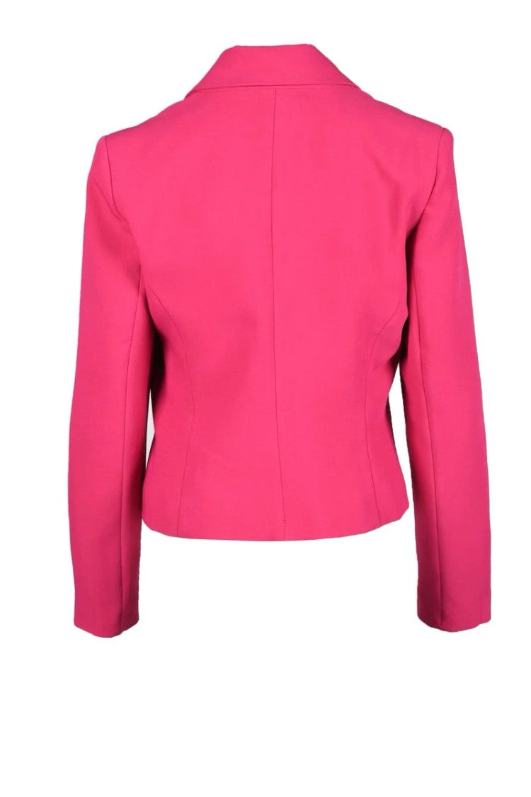 Access Fashion Fuchsia Recycled Polyester Viscose Spandex Jacket