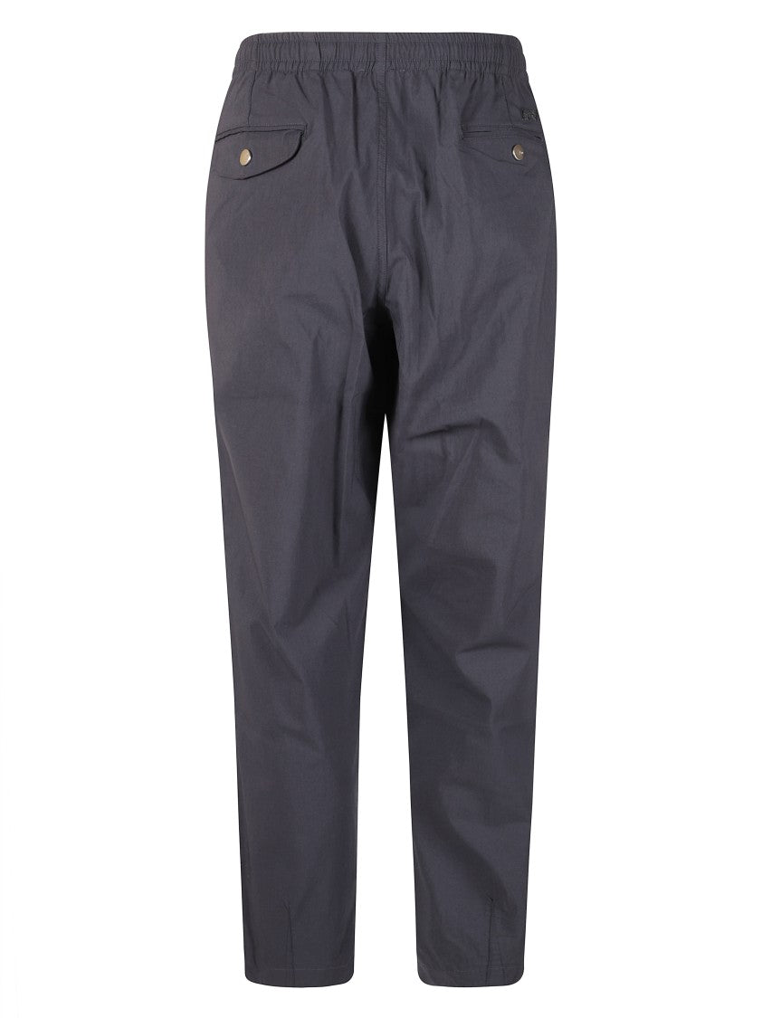 Autry Relaxed Fit Blue Trousers With Stretch Fabric