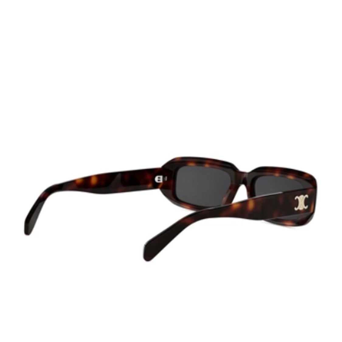 Celine Havana Triomphe Acetate Rectangular Sunglasses