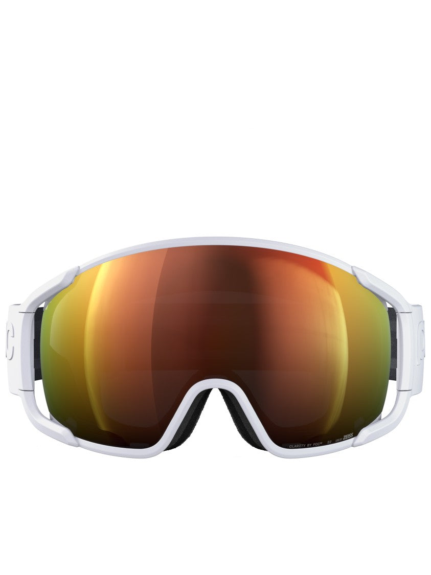 Poc White Zonula Reflective Gradient Ski Goggle
