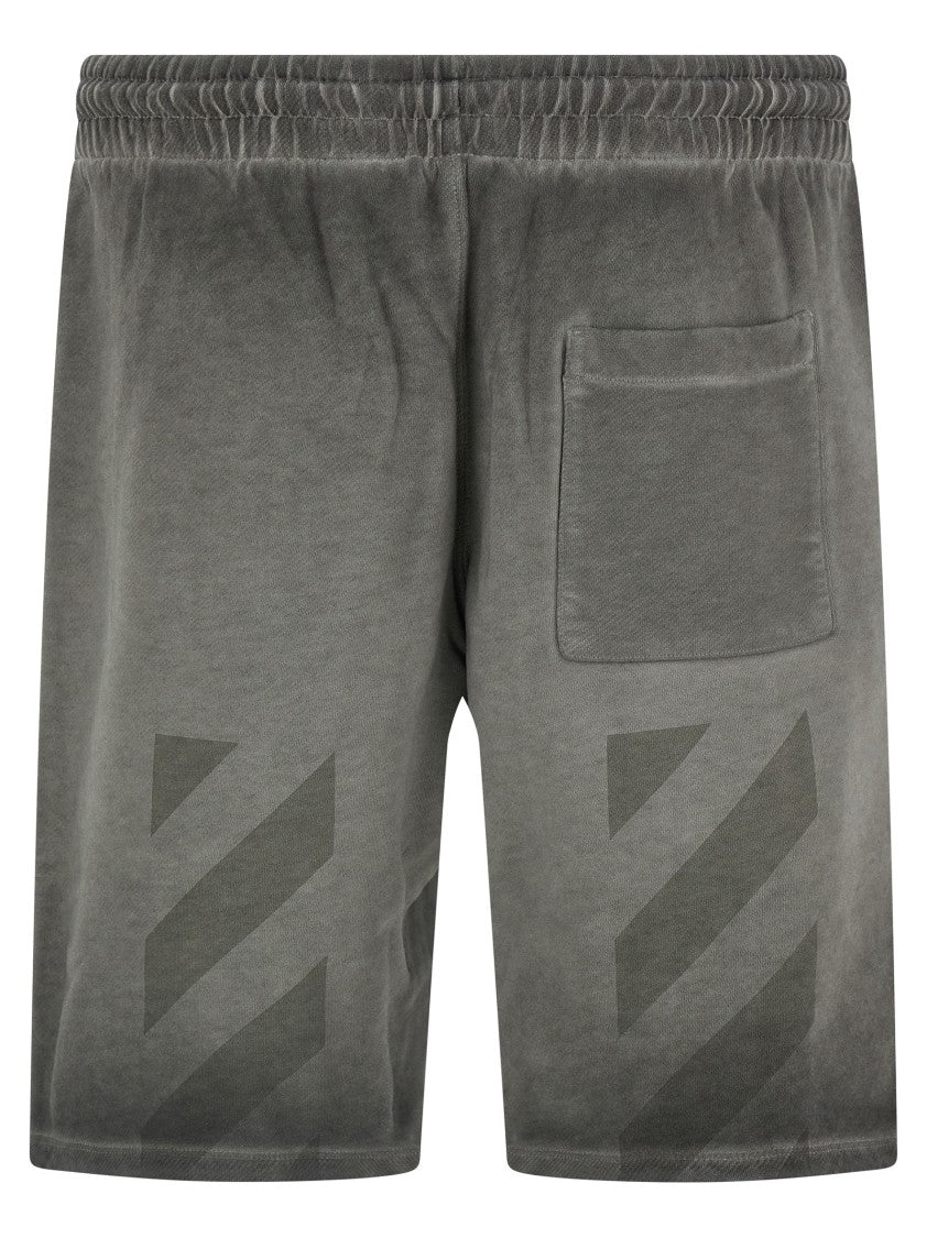 Off-White 'Laundry Diagonal Skate' Bermuda Shorts