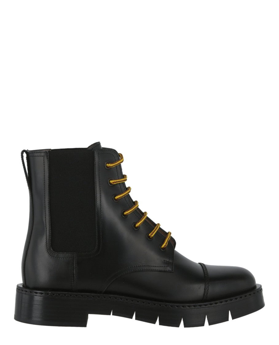 Ferragamo Salvatore  Combat Ankle Boots