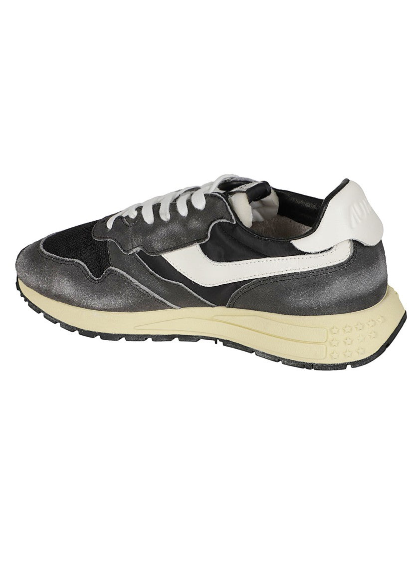 Autry Low-Top Sneakers With Nylon And Suede Cow Leather Composition