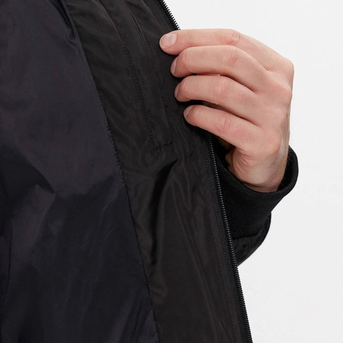 Emporio Armani Black Bomber Jacket