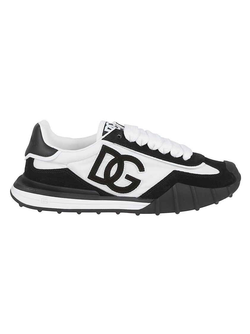 Dolce & Gabbana Multicolored Low-Top Sneakers With Bold Logo Details