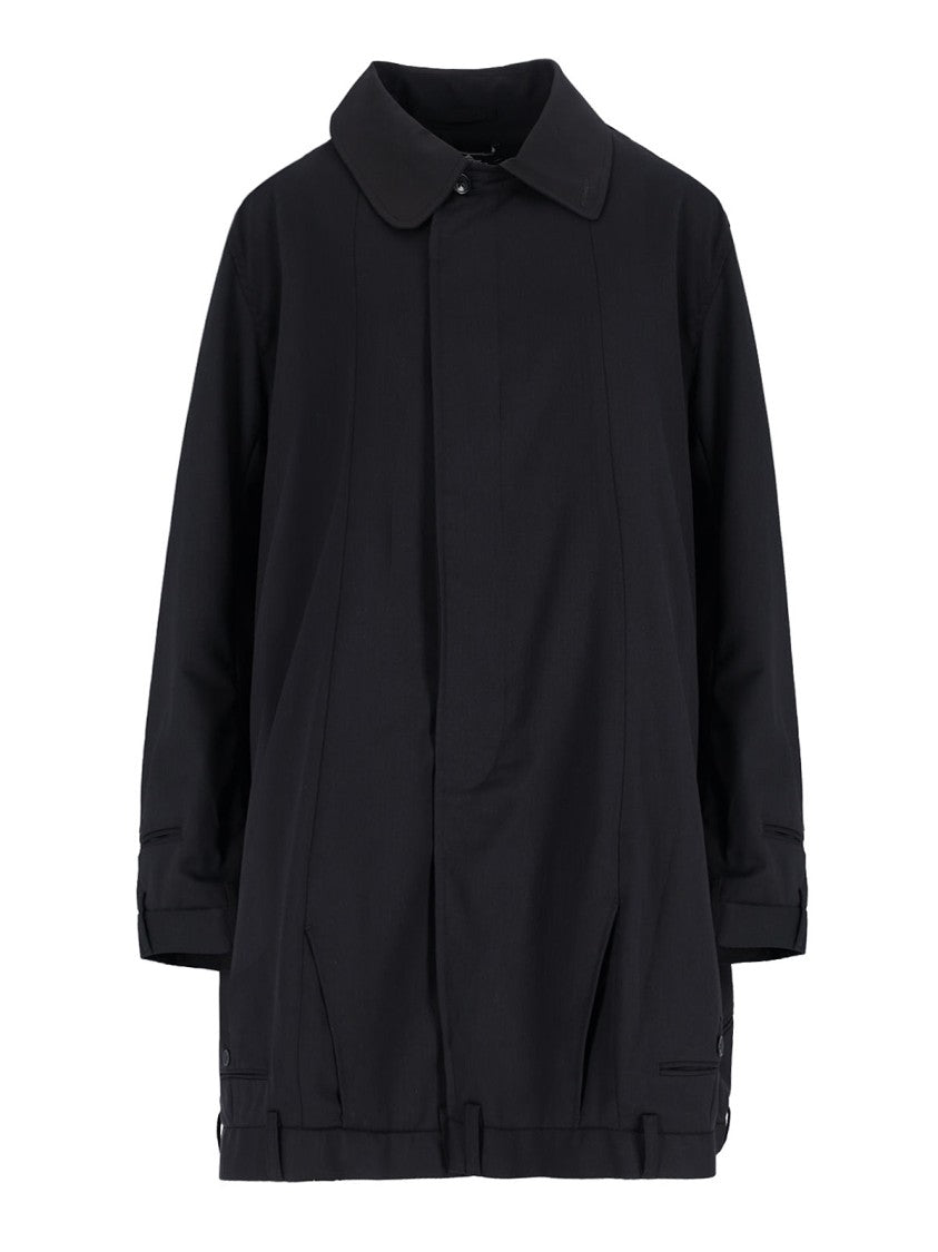 Hodakova "Laminar" Wool-Blend Coat – Black