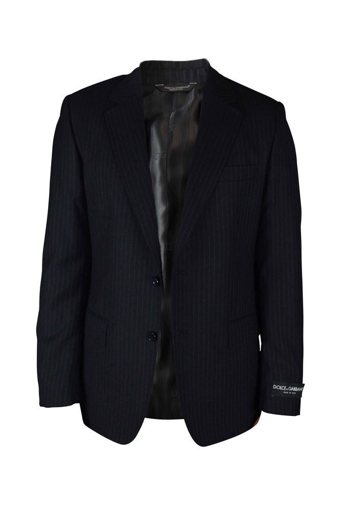 Dolce & Gabbana Pinstriped Two-Piece Suit With Tailored Fit