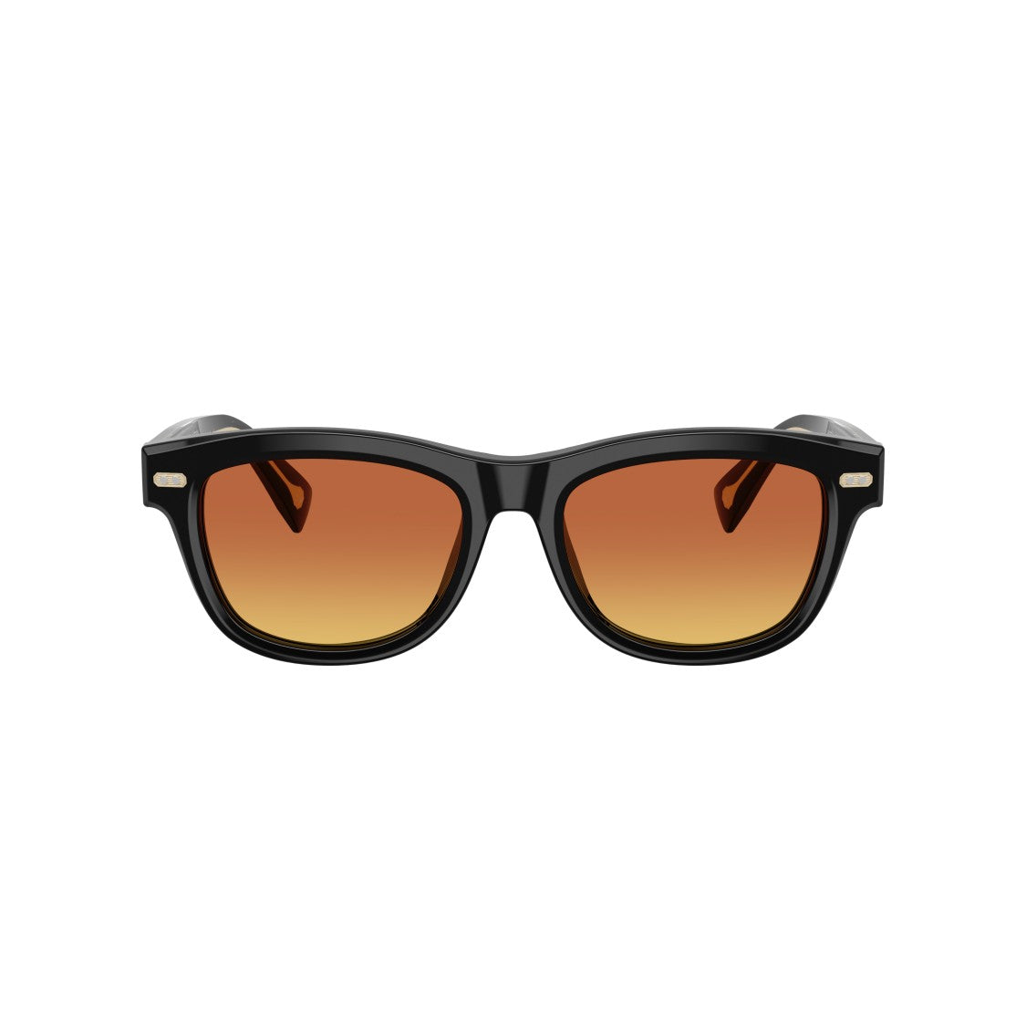 Brunello Cucinelli 0Bc3016 Bold Rectangular Acetate Sunglasses With Metallic Accents