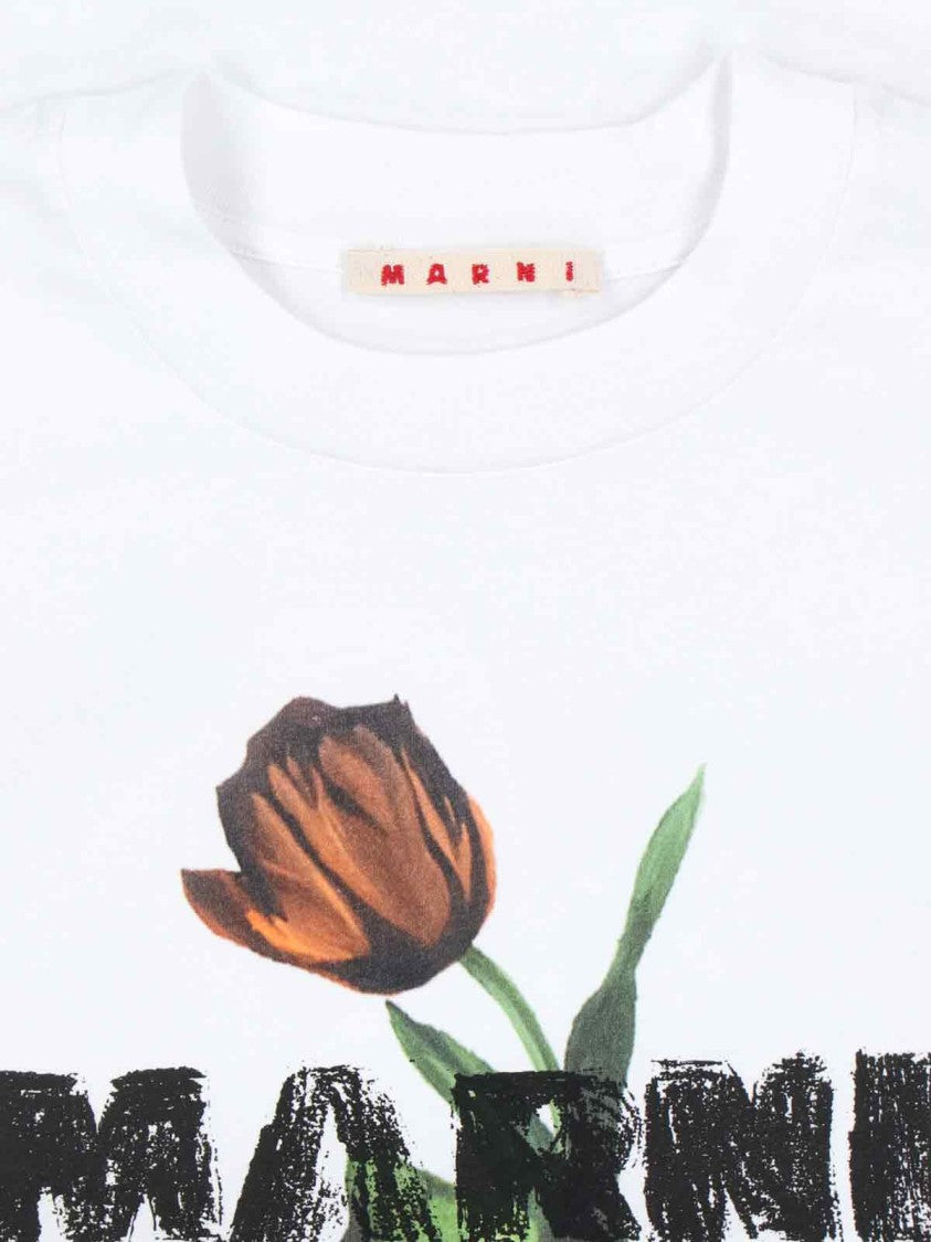 Marni Logo T-Shirt – White