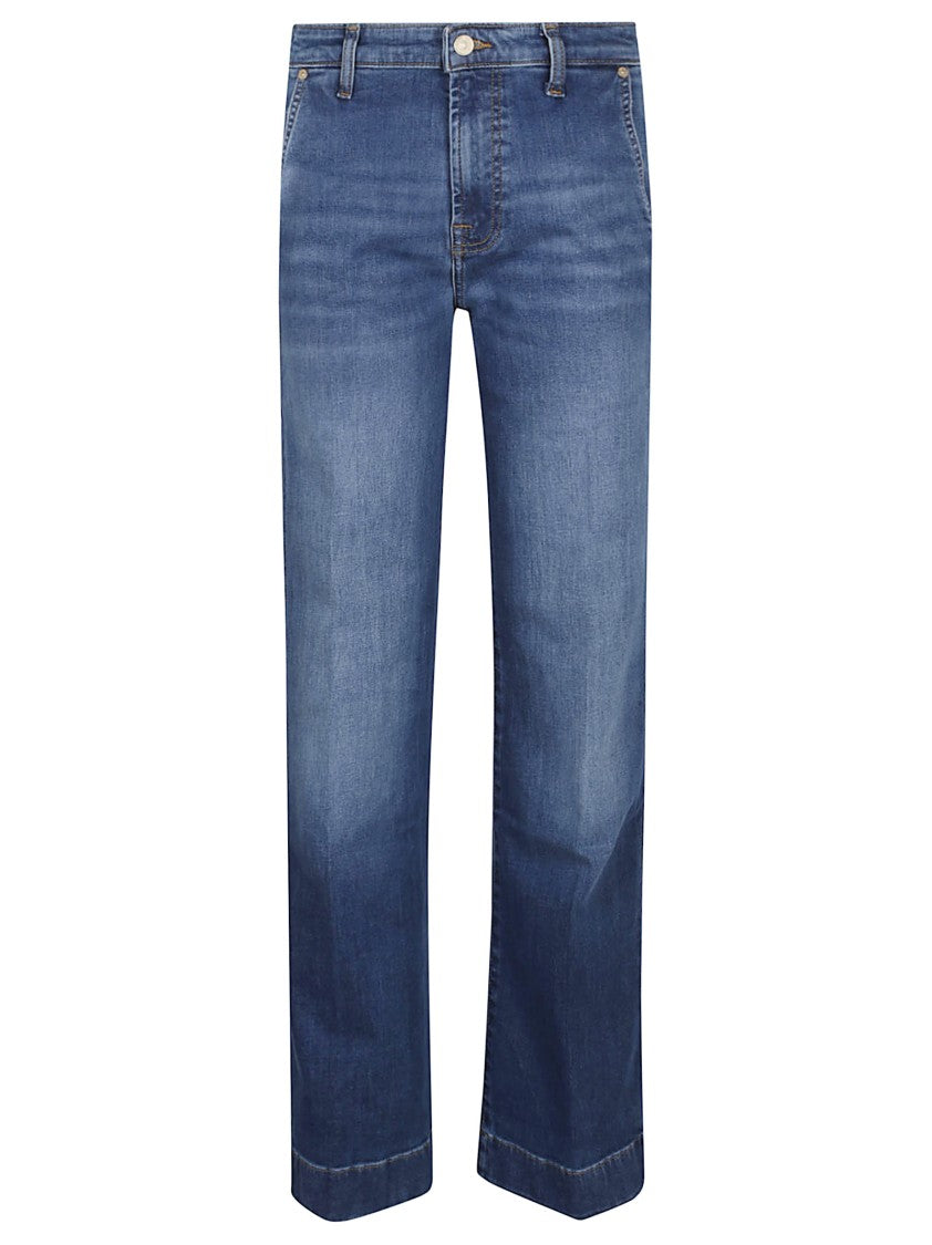 7 For All Mankind High-Waisted Wide Flared Jeans