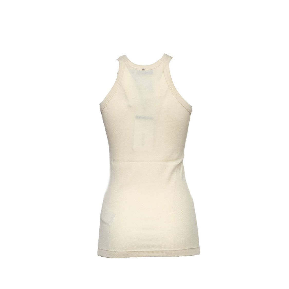 Sportmax Fumato American Neck Ribbed Tank Top